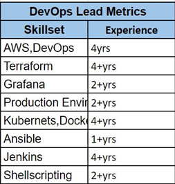 Devops Lead